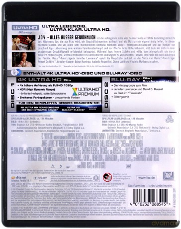 Joy [Blu-Ray 4K]+[Blu-Ray]
