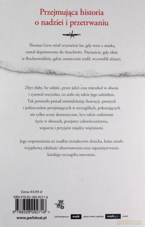 Chłopiec, który narysował Auschwitz - Thomas Geve [KSIĄŻKA]