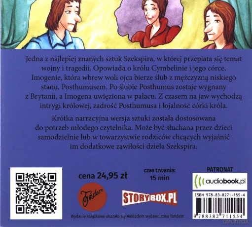 Cymbelin. Klasyka dla dzieci. William Szekspir - William Szekspir [AUDIOBOOK]