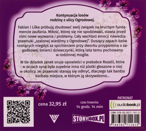 Duszący zapach bzu. Saga rodziny z Ogrodowej (Tom 2) - Ewelina Maria Mantycka [AUDIOBOOK]