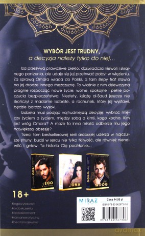 Jego wróg. Seria arabska (Tom 3) - Beata Majewska [KSIĄŻKA]