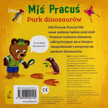 Miś Pracuś. Park dinozaurów - Benji Davies [KSIĄŻKA]