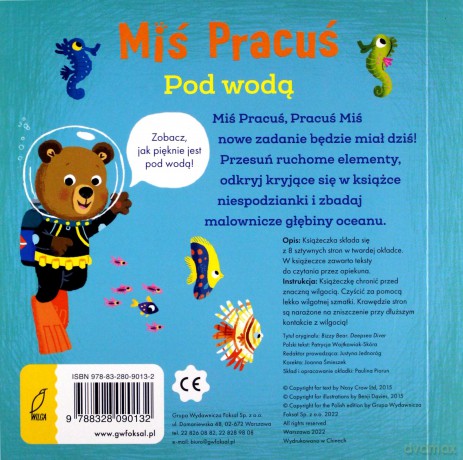 Miś Pracuś. Pod wodą - Benji Davies [KSIĄŻKA]
