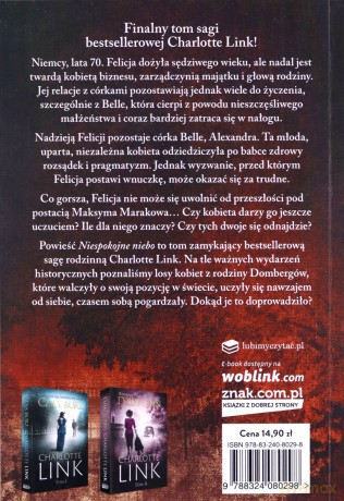 Niespokojne niebo (pocket) - Charlotte Link [KSIĄŻKA]