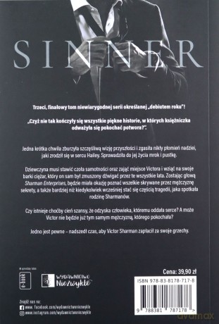 Sinner. Inferno (Tom 3) - Julia Brylewska [KSIĄŻKA]