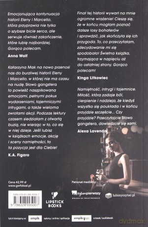 Słowo gangstera - Katarzyna Mak [KSIĄŻKA]