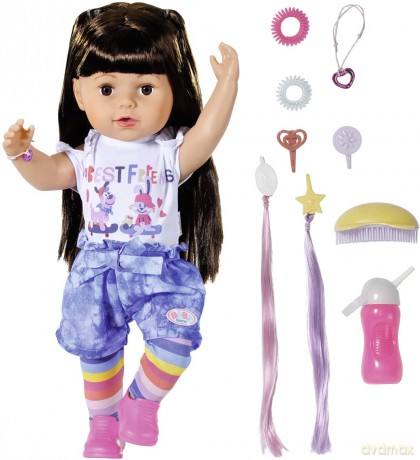 Lalka Baby Born Siostrzyczka brunetka 43 cm