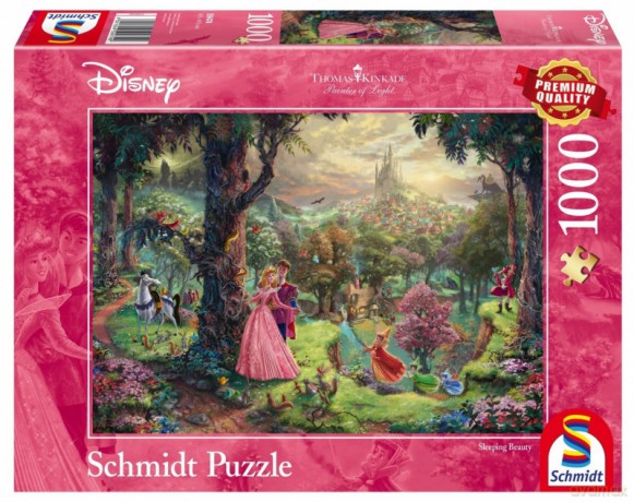 Puzzle Śpiąca Królewna 1000 el. Thomas Kinkade [PUZZLE]