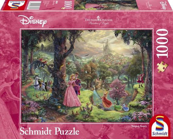 Puzzle Śpiąca Królewna 1000 el. Thomas Kinkade [PUZZLE]