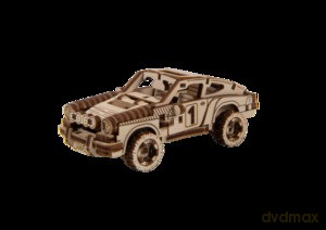 Drewniane puzzle 3D. Rally Car 4 [PUZZLE]