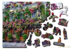 Drewniane puzzle LONDON PUB L [PUZZLE]