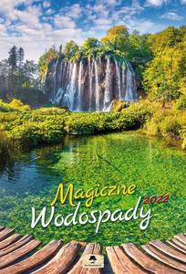 Kalendarz 2022 A3 ścienny Magiczne wodospady [KALENDARZ]