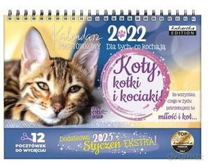 Kalendarz 2022 pocztówkowy Koty [KALENDARZ]