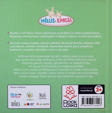 Miluś i Emcia. Każdy może się bać - Paulina Chmurska, Agnieszka Matz [KSIĄŻKA]