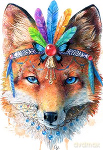 Puzzle drewniane Mystic Fox M [PUZZLE]