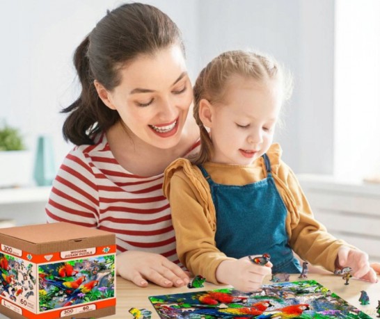Puzzle drewniane. Garden Five o'clock M [PUZZLE]