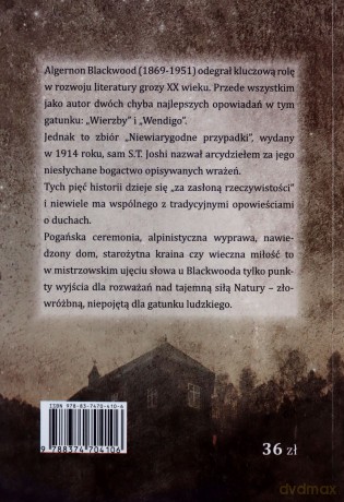 Niewiarygodne przypadki - Algernon Blackwood [KSIĄŻKA]