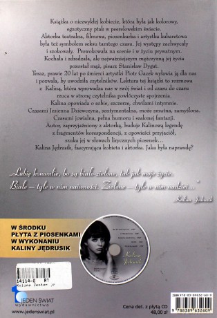 Kalina. Jestem Jaka Jestem (twarda) - Piotr Gacek [KSIĄŻKA]+[CD]
