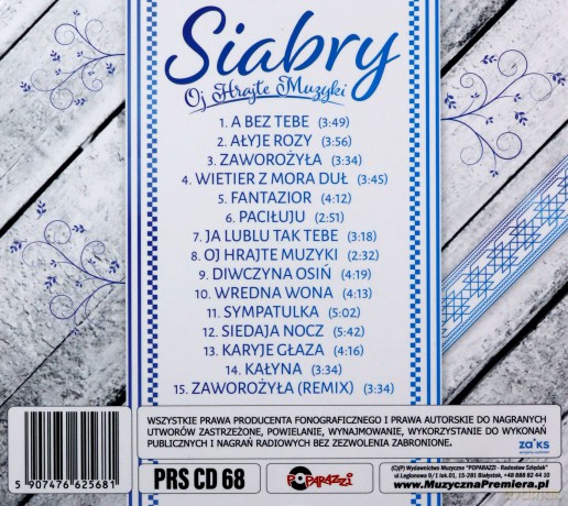 Siabry: Oj Hrajte [CD]