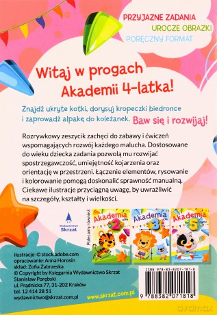 Akademia 4-latka - Anna Horosin [KSIĄŻKA]