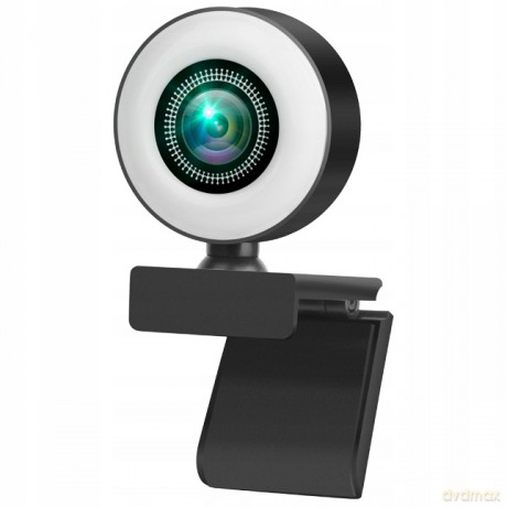 Duxo Kamera Internetowa 1080p Usb Z Mikrofonem, Oświetlenie Selfie-Ring Webcam-Q20