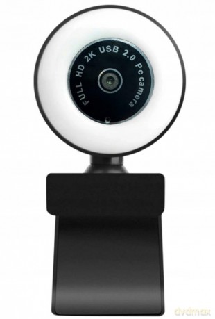 Duxo Kamera Internetowa 1080p Usb Z Mikrofonem, Oświetlenie Selfie-Ring Webcam-Q20