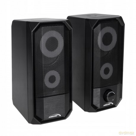 Głośniki komputerowe AUDIOCORE AC845 (2.0; kolor czarny)