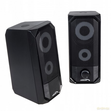 Głośniki komputerowe AUDIOCORE AC845 (2.0; kolor czarny)