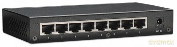 Intellinet Switch Gigabit 8x 10/100/1000 Mbps Rj45 Desktop Metalowy 530347