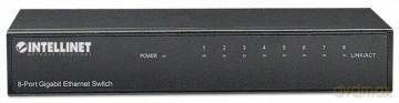 Intellinet Switch Gigabit 8x 10/100/1000 Mbps Rj45 Desktop Metalowy 530347