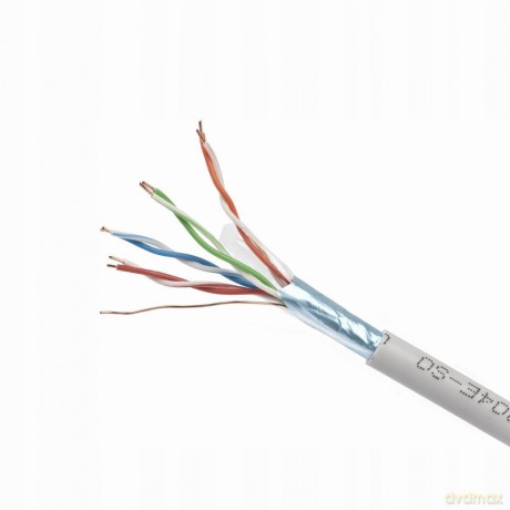 Kabel sieciowy GEMBIRD FPC-6004-SOL/100 (F/FTP; 100m; kat. 6; kolor szary)