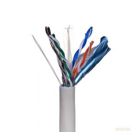 Kabel sieciowy GEMBIRD FPC-6004-SOL/100 (F/FTP; 100m; kat. 6; kolor szary)