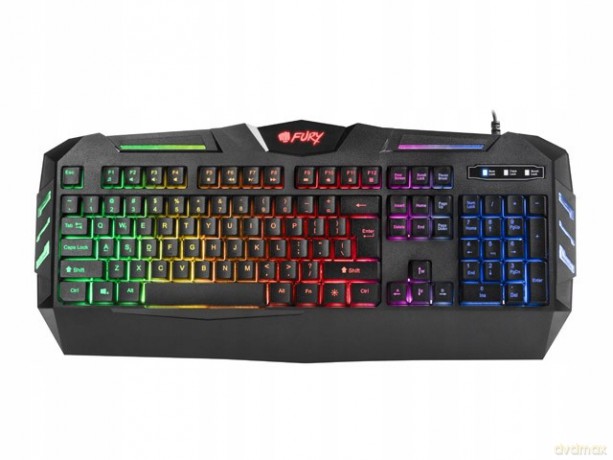 Klawiatura membranowa NATEC Fury Spitfire NFU-0868 (USB 2.0; kolor czarny)