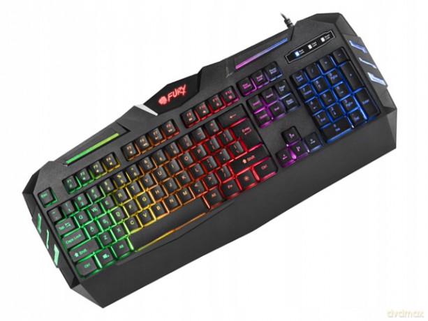 Klawiatura membranowa NATEC Fury Spitfire NFU-0868 (USB 2.0; kolor czarny)