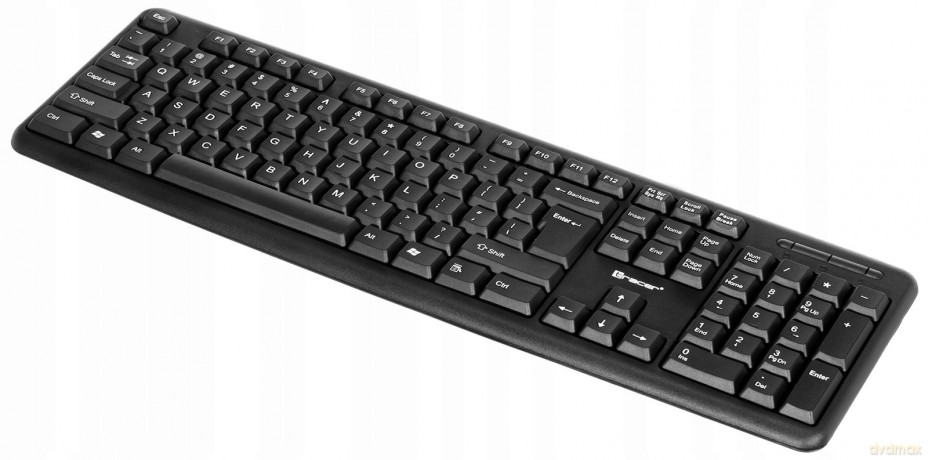 Klawiatura membranowa Tracer MAVERICK TRAKLA43371 (USB; (US); kolor czarny)