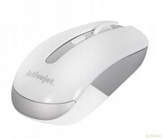 Mysz Activejet AMY-320WS (optyczna; 1600 DPI; kolor biały)