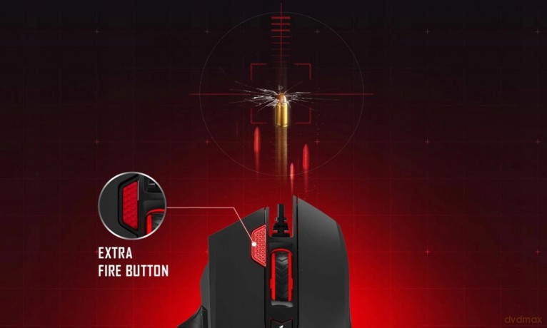 Mysz komputerowa A4 TECH BLOODY J95 A4TMYS46158 (optyczna; 5000 DPI; kolor czarny)