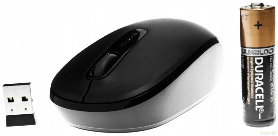 Mysz Microsoft Wireless Mobile Mouse 1850 U7Z-00003 (optyczna; 1000 DPI; kolor czarny)