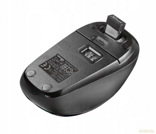 Mysz Trust Yvi Wireless Peacock 23388 (optyczna; 1600 DPI; kolor niebieski)