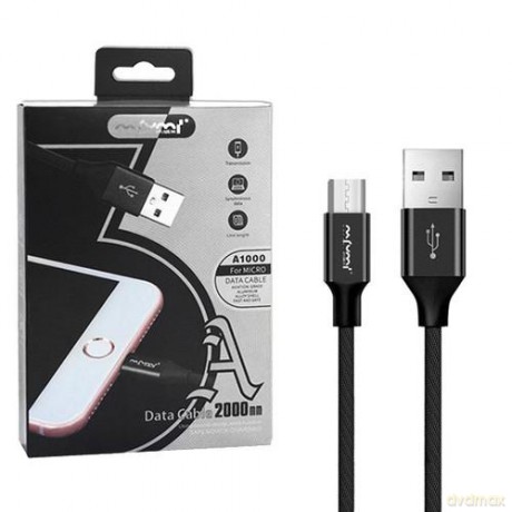 Nafumi Kabel Usb Micro 3a Nafumi Czarny 3000mah Quick Charger Qc 3.0 2m Nfm-A1000 Nfm-A1000 Czarny