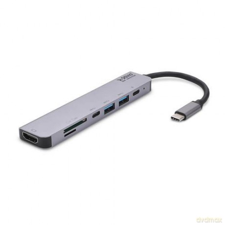 Savio Wielofunkcyjny Hub USB Typ C 7w1 Ak-47
