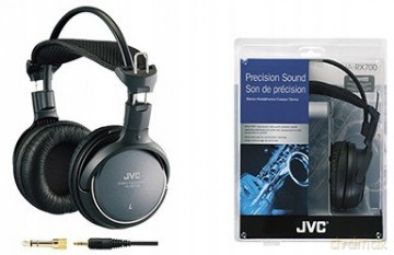Słuchawki JVC HAR-X700E (nauszne, czarne)