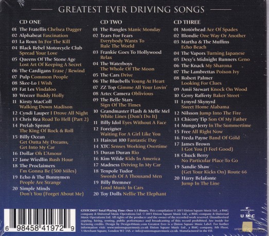 Greatest Ever Driving Songs [BOX] [3CD]