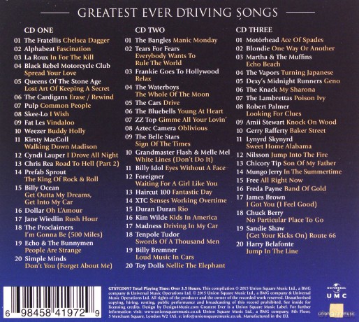 Greatest Ever Driving Songs [BOX] [3CD]