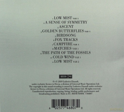 Ludovico Einaudi: Seven Days Walking: Day 2 [CD]