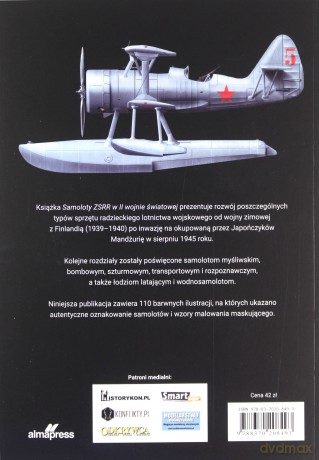 Samoloty ZSRR w II wojnie światowej. Myśliwce - Bombowce - Wodnosamoloty - Edward Ward [KSIĄŻKA]