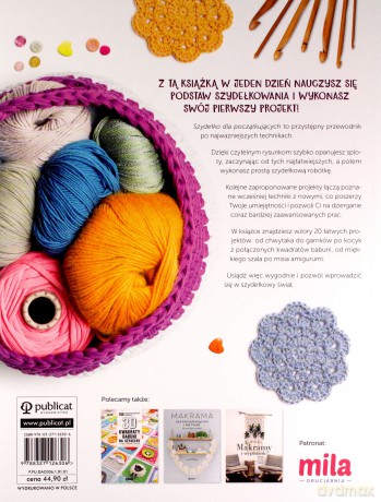Szydełko dla początkujących 20 łatwych projektów - Sarah Shrimpton [KSIĄŻKA]
