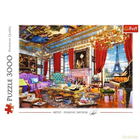 TREFL 3000 el. Paryski pałac [PUZZLE]