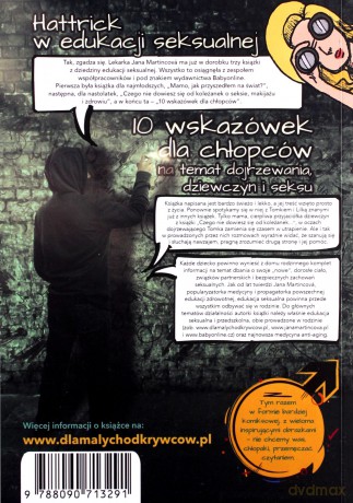 10 wskazówek dla chłopców na temat dojrzewania, dziewczyn i seksu - Jana Martincova [KOMIKS]