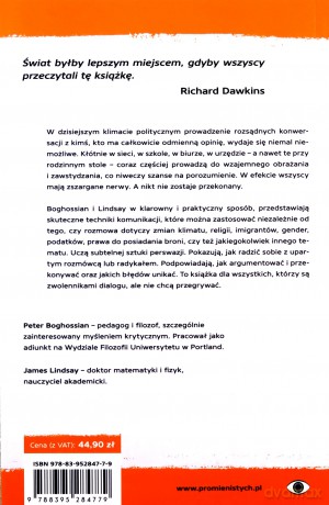 Co robić, gdy rozmowa staje się niemożliwa - Peter Boghossian, James Lindsay [KSIĄŻKA]